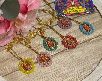 Collar Virgencita Porfis- Collar Niñas Nuestra Señora de Guadalupe