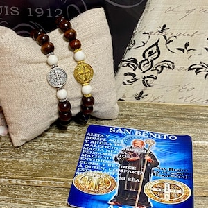 Saint Benedict Adjustable Bracelet (Unisex)