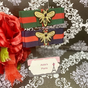 Rhinestone Bee Hair Clip