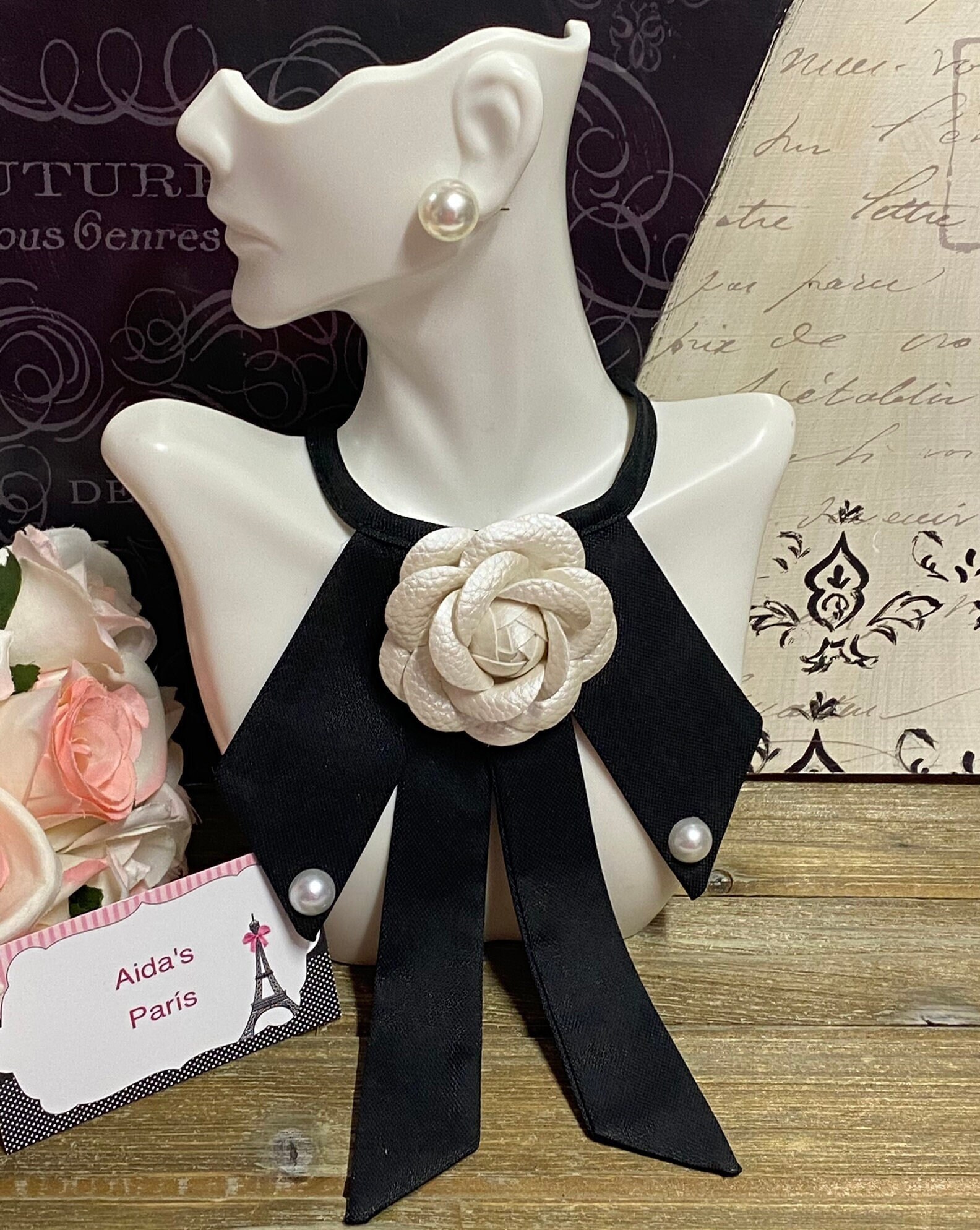 DIY, How to Make Chanel Style White Camellia Flower, Ribbon Art