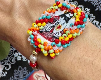 Brazalete del escapulario del Sagrado Corazón de Jesús