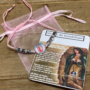 Virgen de Guadalupe Adjustable Bracelet