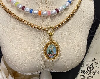 Virgen de Guadalupe Necklace