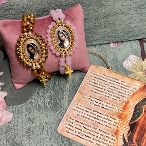 Pulseras Ajustables Virgen de Guadalupe
