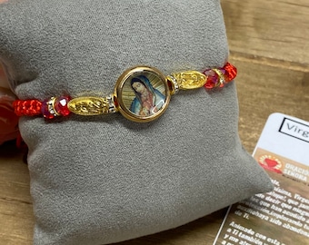 Virgen de Guadalupe/ San Miguel Arcangel adjustable bracelets