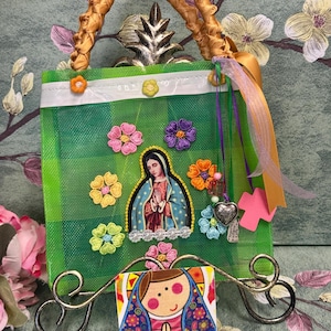 Mini tote bag Mexican Morralito