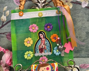 Mini tote bag Mexican Morralito
