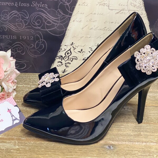 Flower Shoe Clips Etsy