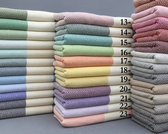 Personalized Turkish Beach Towel, Bridesmaid Gift, Custom Name Beach Towel, Bachelorette Party Favor, Girls Trip Gift, Wedding Party Favor