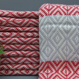 Bright Red Towel-Wholesale Towel-Throw Towel-Cotton Towel-Turkish Towel-40&#39;&#39;x70&#39;&#39;-Wedding Towel-Beach Towel-Bath Towel-(TKR,BYKLMS)