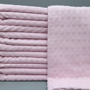 Pastel Bed Cover-Turkish Blanket-&#39;&#39;86x95&#39;&#39;Throw Blankets-Pink Sofa Throw-Wedding Gift Blanket-Pink Bedspread-Patterned Blanket-(MRT,TRT,PK)