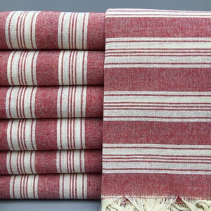 Beach Towel-Turkish Towel-Red Towel-Bathroom Towel-Peshtemal Towel-Bulk Towel-40&quot;x70&quot;-Handmade Towel-Gift Towel-Wedding Towel-(YRM,SRY)