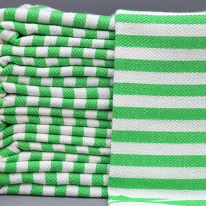 Asciugamano all'ingrosso-Asciugamano turco-Asciugamano da spiaggia-Asciugamano da bagno-40''x67''-Asciugamano di design-Asciugamano verde-Arredamento per la casa-Bomboniera sposa-Asciugamano a righe (DBLL, KSY)