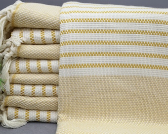Wholesale Blanket-Turkish Blanket-Bed Cover Blanket-Mustard Blanket-83''x91''-Sofa Decor-Organic Blanket-Cotton Blanket(YKSL,NZR,PK)