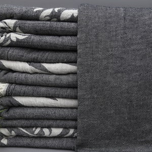 Turkse deken-70&#39;&#39;x 95&#39;&#39;Dekens gooien-Valentijnsdag cadeau voor vriend-Zwart ontwerp-Zwarte bedovertrek-Bed deken gooien-(DBLL,YPK,PK)