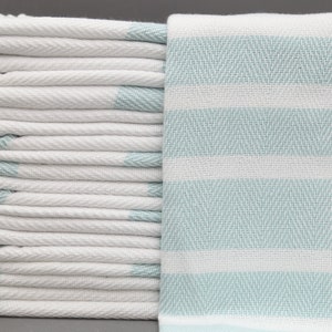 Turkish Towel-Mint Decorative Towel-Wholesale Towel-Beach Towel-Bath Towel-Camp Towel-Wedding Towel-40&#39;&#39;x70&#39;&#39;-Mint Peshtemal-(DBLL,BLKSRT)