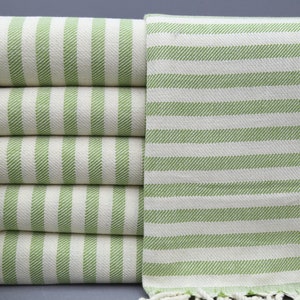 Türkisches Handtuch-Geschirrtuch-Grünes Handtuch-Bulk Handtuch-60x40cm-Geschirrtuch-Kleines Handtuch-Küchentuch-Gestreiftes Handtuch- (UMT,KSY,PSKR)