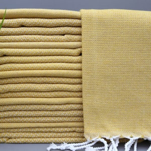 Turkish Towel-Mustard Towel-Throw Towel-Beach Towel-Bath Towel-38&quot;x70&quot;-Wedding Towel-Shower Towel-Pool Towel-Cotton Towel-(TYFN,HLN)