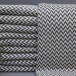 Turkish Blanket-Cotton Blanket-Wholesale Bedspread-Gray Blanket-75&#39;&#39;x99&#39;&#39;-Turkish Towel-Sofa Cover Blanket-Cozy Bed Cover-(MRT,DLGL,PK)