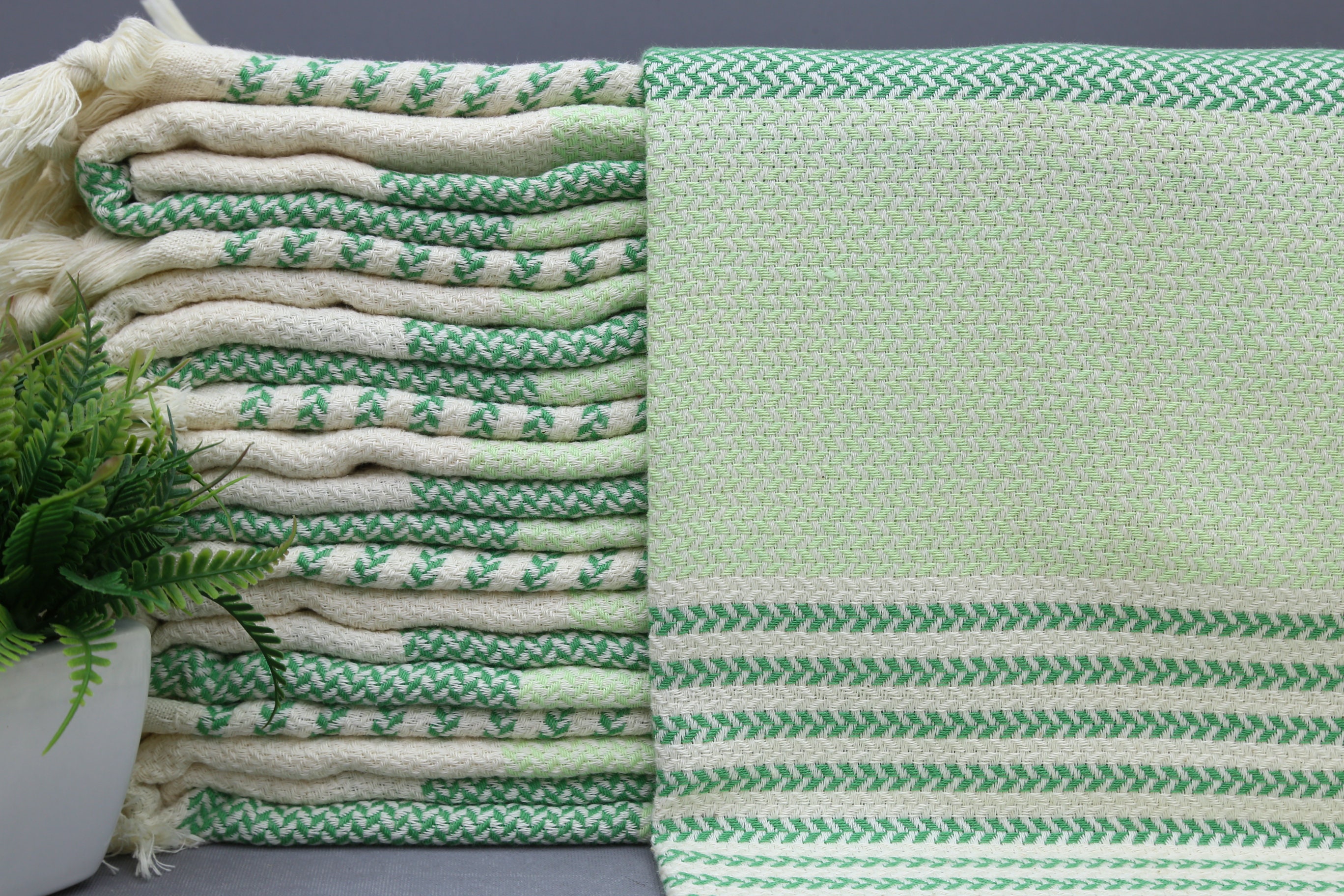 Green Towelpistachio Green Towelgift Towelbridemaid Etsy UK