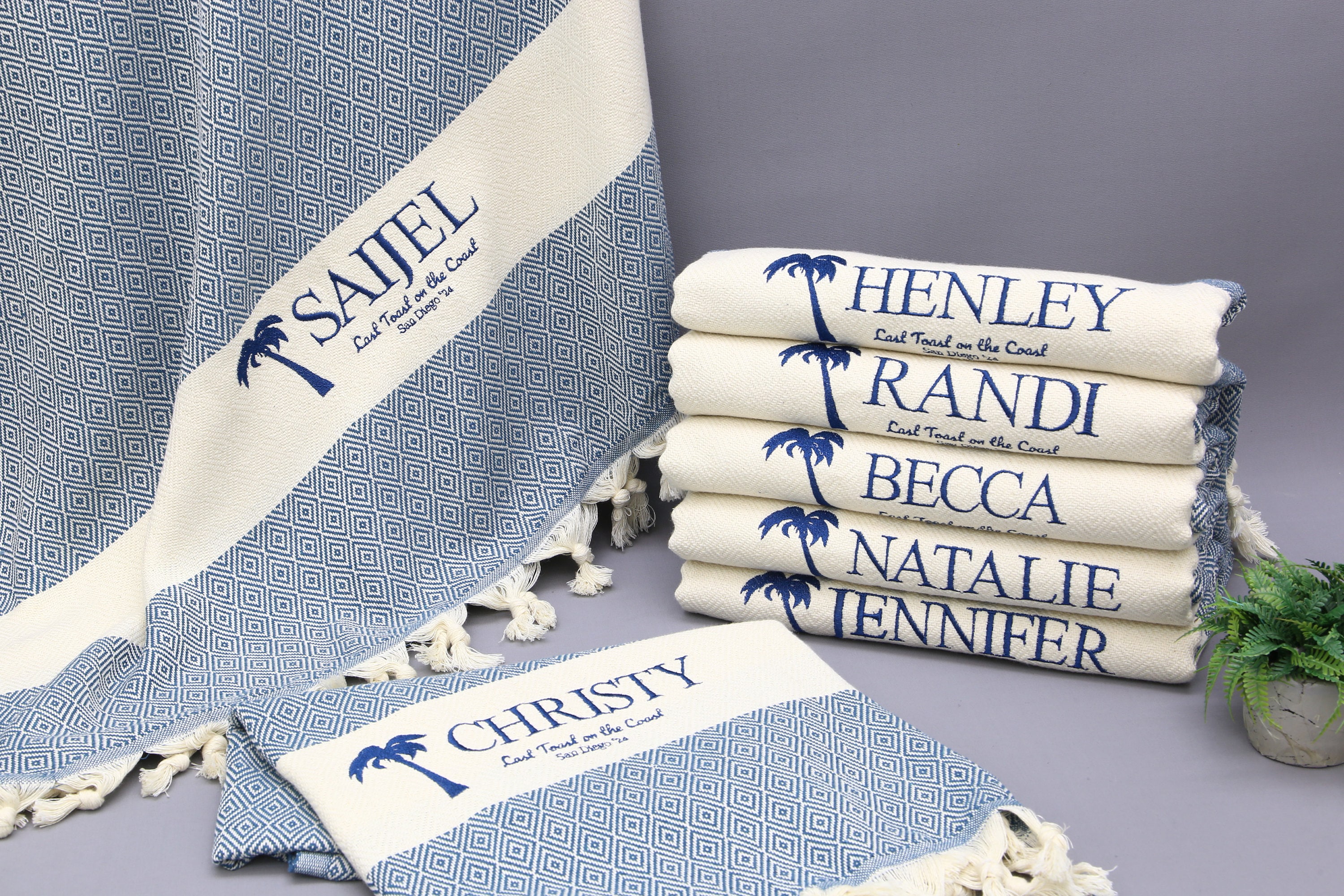 Personalized turkish towels sale