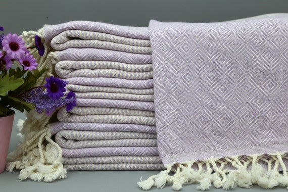 Lilac Towel,Beach Towel,Bridemaid Towel,Light Pink Towel,Turkish Towel,42''x67'',Wholesale Towel,Throw Towel,Bath Towel,Shower Towel,MT019D