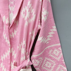Black And White Doodle Tribal Aztec Print Women's Robe