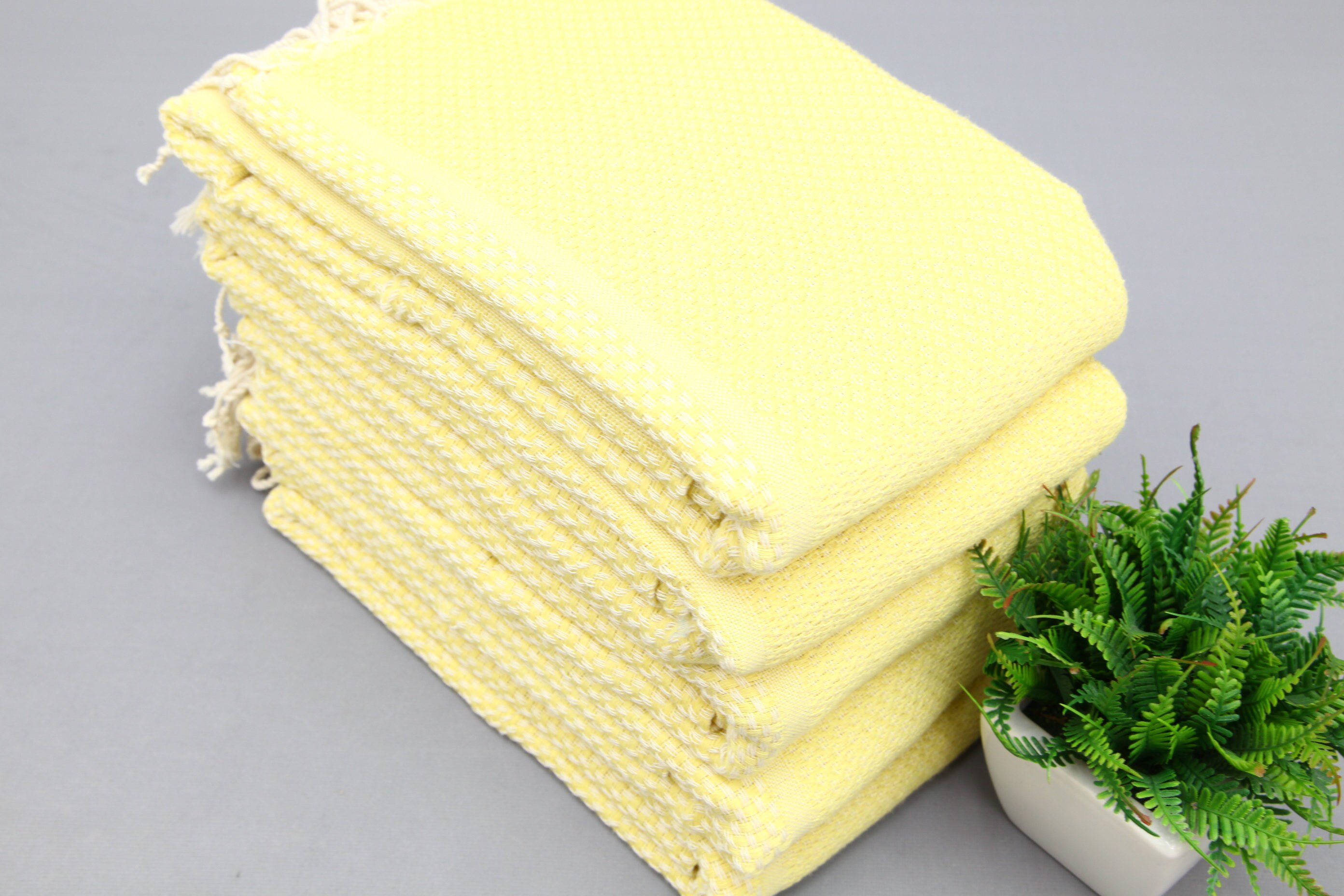 Light Yellow TowelTurkish TowelThrow TowelSpa Etsy