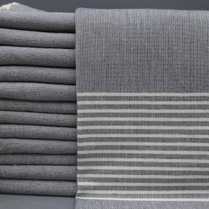 Wholesale Towel-Turkish Towel-Beach Towel-Bath Towel-Personalized Gift-38&#39;&#39;x67&#39;&#39;-Wedding Gift-Black Towel-Striped Towel(MTN,NDRTCZG)