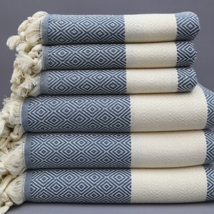 Bachelorette Party Favor, Turkish Towel, Turkish Beach Towel, Teal Towel, 40&#39;&#39;x70&#39;&#39;, Turkish Hand Towel, 18&#39;&#39;x36&#39;&#39; Towel, Event Favor, Fouta