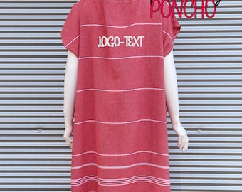 Unique Beach Cover up, Wetsuit Changing Robe for Pool, Bridesmaid Party Favors, Wholesale Unisex Ponchos, Custom Hooded Surf Poncho for Gift