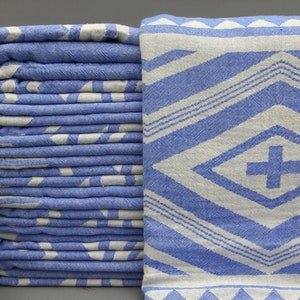 Türkisches Handtuch-Blaues Handtuch-Badetuch-Doppelseitiges Handtuch-Hochzeitstuch-92cmx167 cm-Geschenk Handtuch-Großhandelstuch-Strandtuch-Duschtuch-(DBLL,ART)
