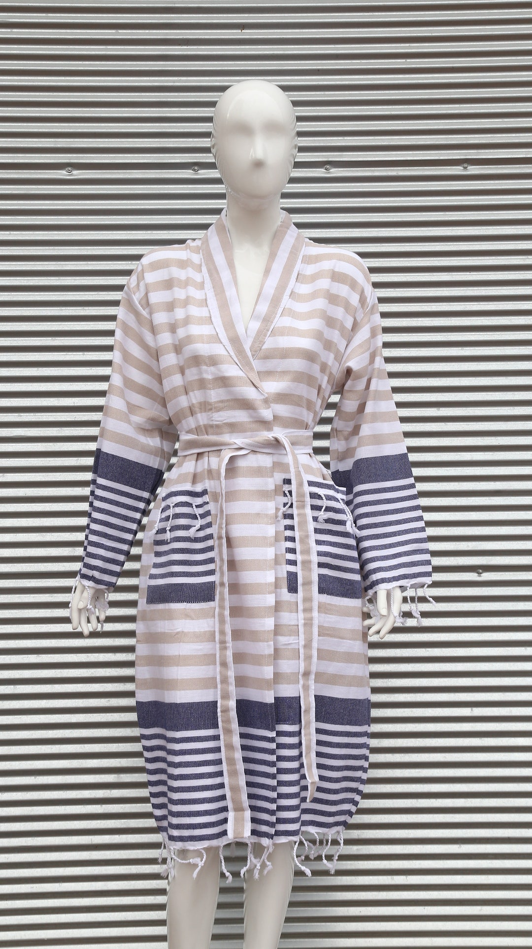 Hand Made Robe Absorbent Robe, Handmade Robe, Custom Robe, Kimono Robe, Wedding Favor ...
