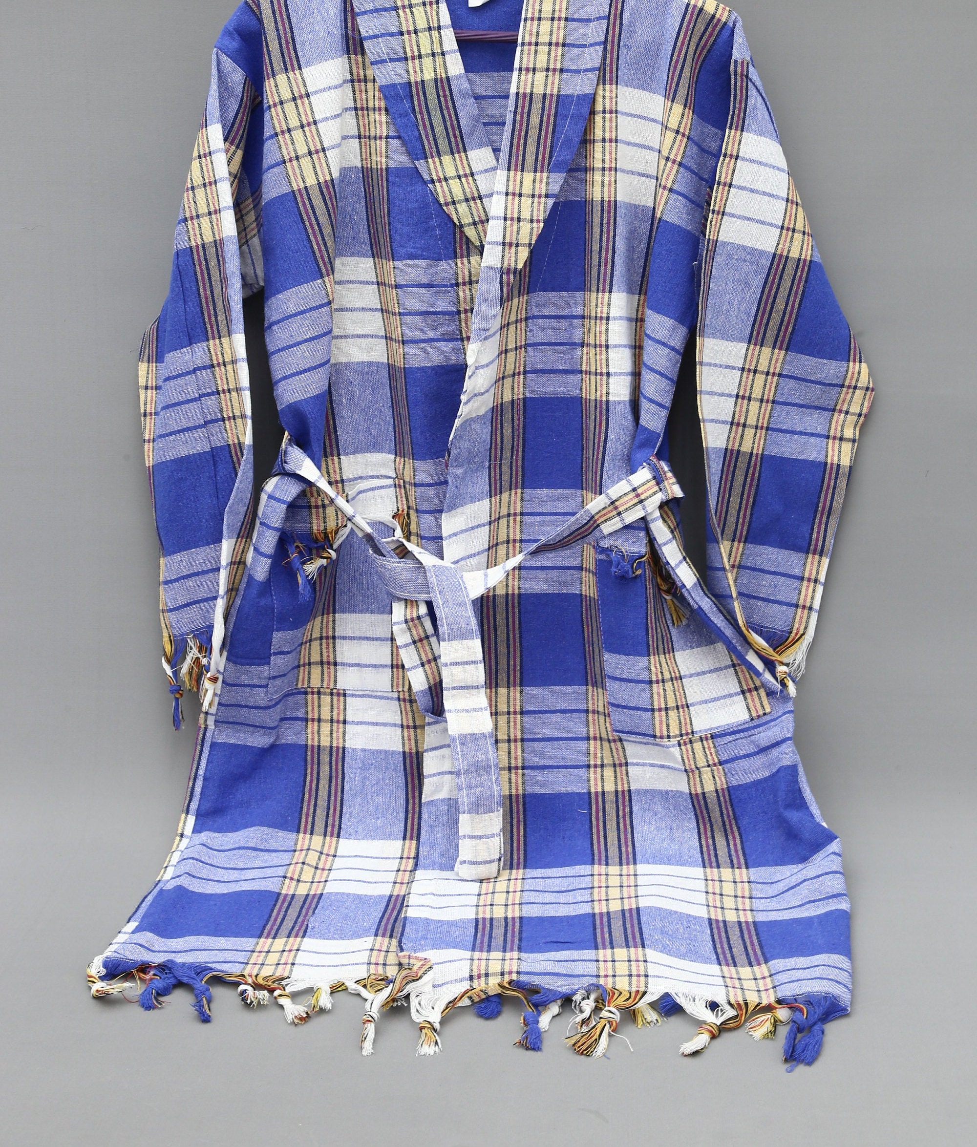 Blue Bathrobe, Wedding Favors, Original Hammam Towel Robe, Christmas ...