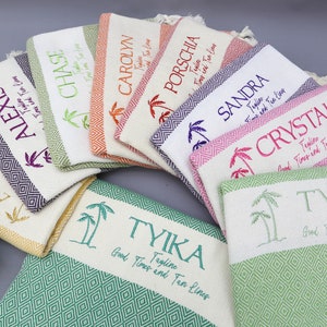 Turkish Beach Towel, Personalized gift, Bachelorette Party Favors, Personalized Towel, Christmas Gift, bridesmaid beach towel, Xmas gifts