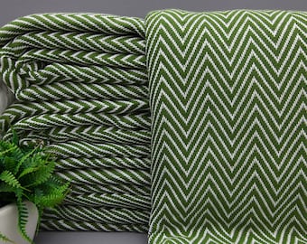 Green throw deals