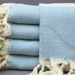Tea Towel-Turkish Handtowel-Face Towel-Small Towel-Wedding Gift-Bridal Party Favor-20''x40''-Dish Towel-Turquoise Hand Towel(YMZ,LMS,PSKR)