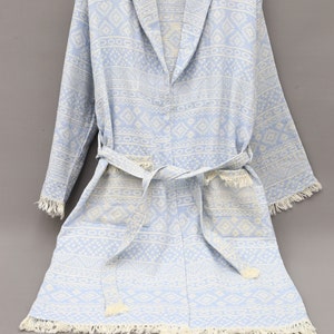 türkischer Bademantel, Pareo Robe, weicher Bademantel, Strandkleidung, personalisiertes Housewarminggeschenk, Peshtemal Kimono, handgemachte Robe, Baumwollrobe