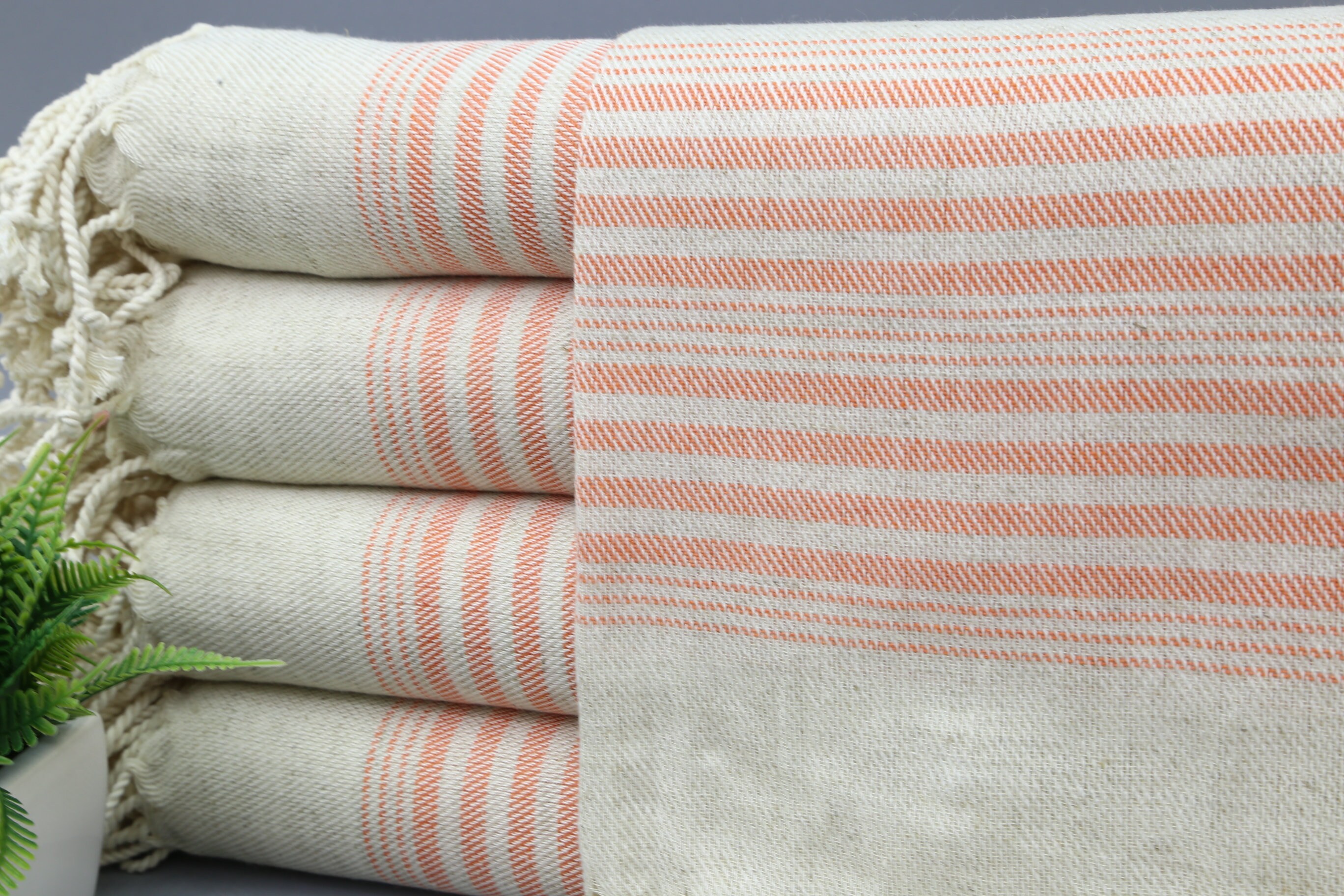 Orange Towelbeach Towelthrow Towelturkish Towelbulk Etsy UK