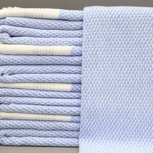 Turkish Towel-Hammam Towel-36&#39;&#39;x70&#39;&#39;Blue Turkish Towel-Beach Towel-Sunbathing Towel-Beach Towel-Throw Towel-Blue Peshtemal-(DBLL,KBS)