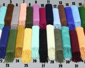 Bridesmaid Gift Scarf-Bridal Shower Shawl-Scarf As A Favor-26 quot x67 quot -Pashmina With Personalized Band-Wedding Gift Pashmina-Bulk Shawl