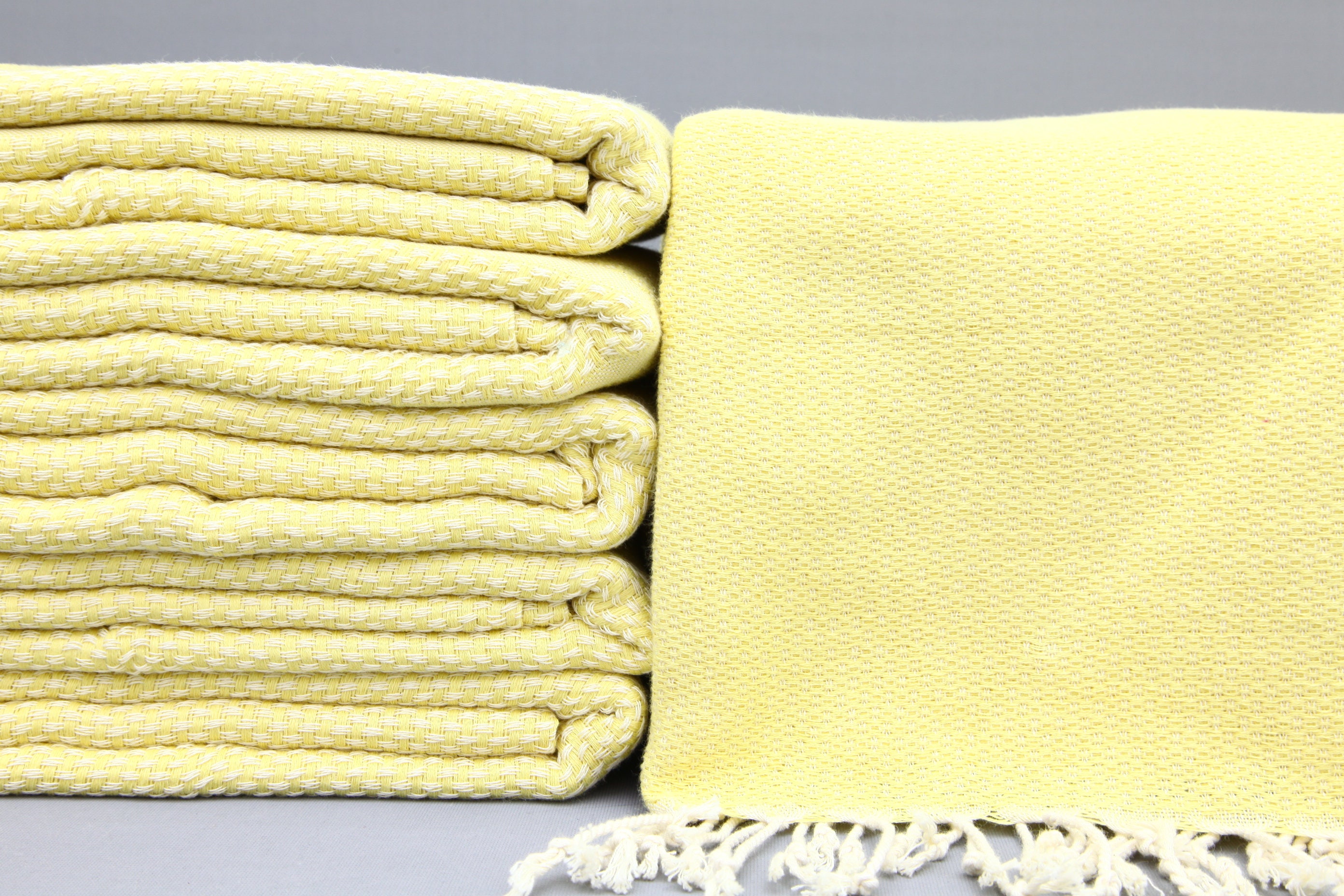 Light Yellow TowelTurkish TowelThrow TowelSpa Etsy