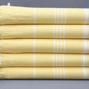 Turkish Towel-Yellow Beach Towel-Sunbathing Towel-Bath Towel-Quick Dry Towel-Personalized Towel-Bulk Throw Towel-40&#39;&#39;x67&#39;&#39;-(DBLL,SLTN)