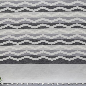 Geometric Towel-Gray and Black Peshtemal-Cotton Towel-Soft Towel-Turkish Towel-40&#39;&#39;x70&#39;&#39;-Personalized Towel-Turkish Peshtemal-(DBLL,ZKZK)