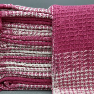 Bridal Party Gift-Turkish Blanket-Turkish Throw-Plaid Blanket-79&#39;&#39;x91&#39;&#39;-Wedding Gift-Home Decor-Sofa Decor-Pink Blanket(MRT,HTC,PK)