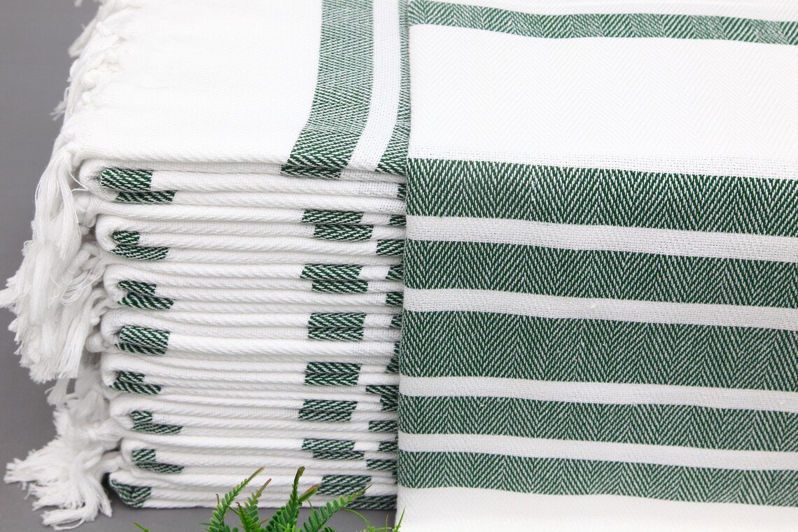 Turkish Towelolive Green Towelbeach Towelbridemaid Etsy UK