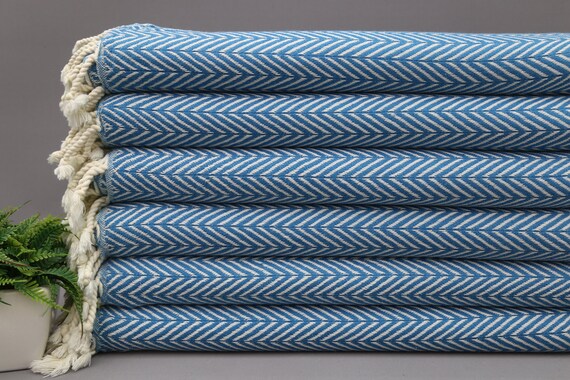 Blue decorative towels hotsell