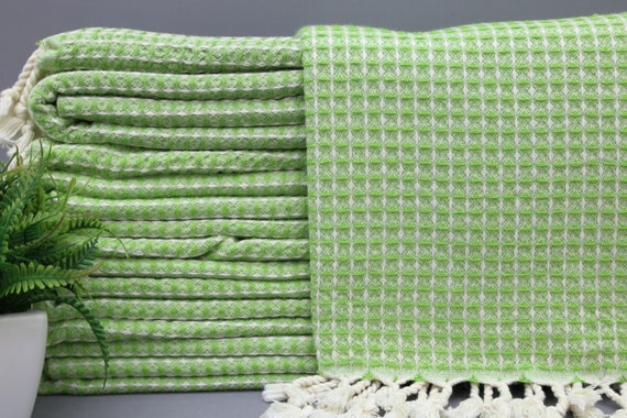 Buy Throw Towel pistachio Green Towel bath Towel gift Towel