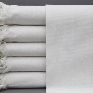 Turkish Towel-40''x70''-Turkey Towel-Wholesale Towel-Hammam Towel-Towel-Beach Towel-Snow White Towel-Peshtemals-White Throw Towel-(SMN,BYZ)