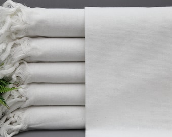 Turkish Towel-40&#39;&#39;x70&#39;&#39;-Turkey Towel-Wholesale Towel-Hammam Towel-Towel-Beach Towel-Snow White Towel-Peshtemals-White Throw Towel-(SMN,BYZ)